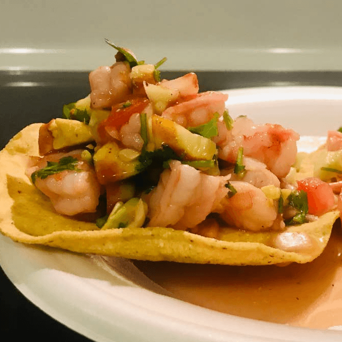 Tostada De Ceviche