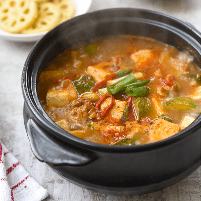 Seafood Soy Bean Stew
