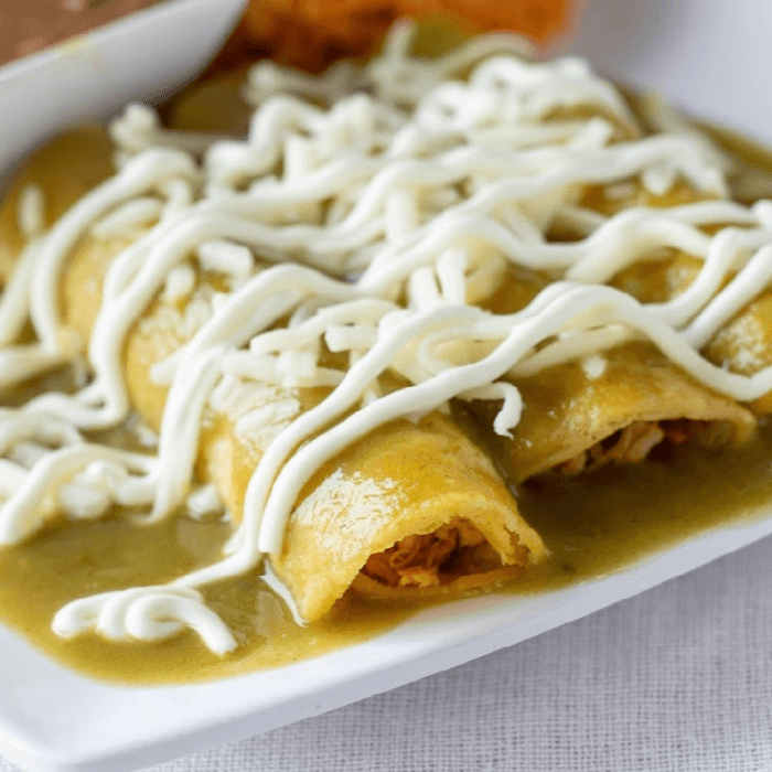 Enchiladas Plate.