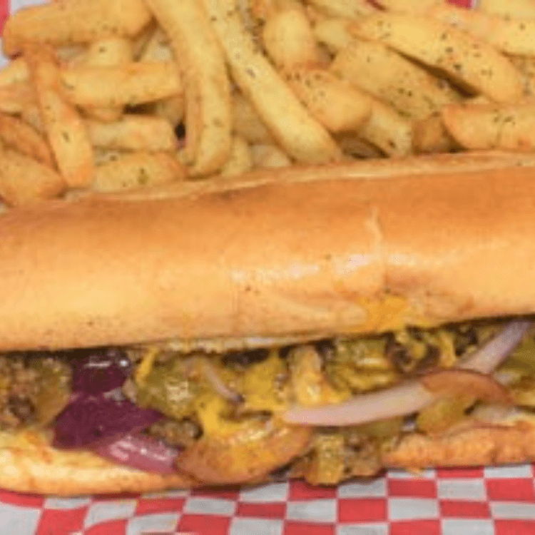 Lamb or Beef Philly Sub