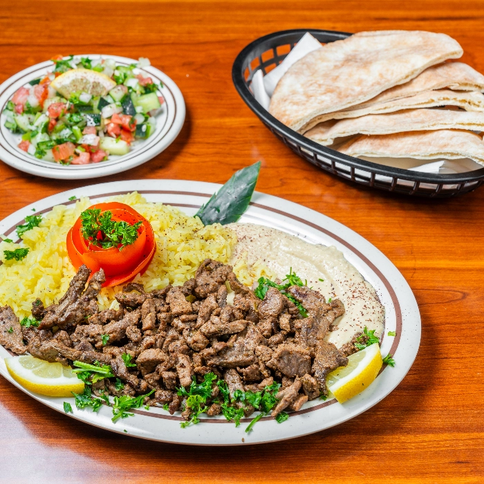 Beef Shawarmah Entree.