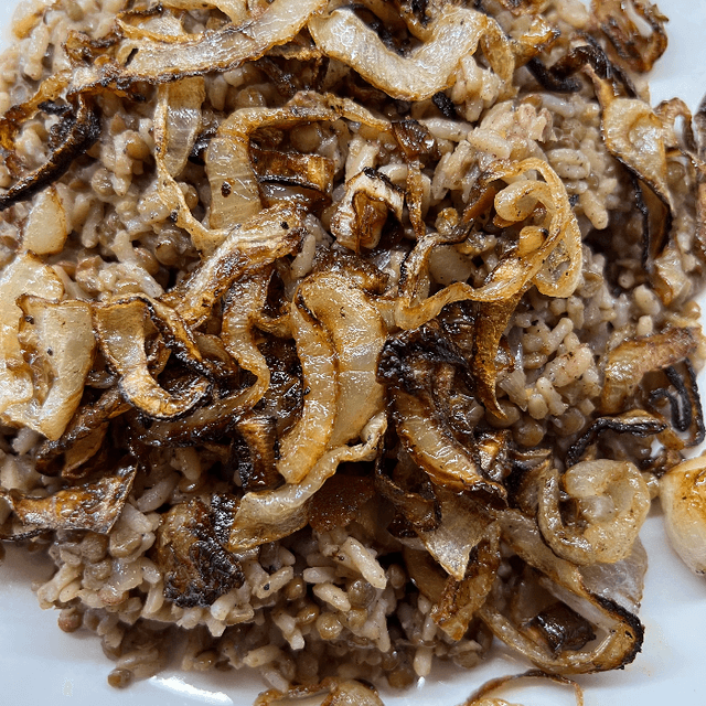 Mujadara (Vegan + Vegetarian)
