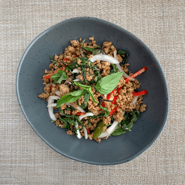 Sweet Chili Basil Stir-fry.