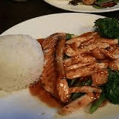 Hibachi Salmon & Chicken