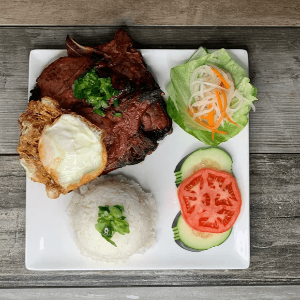 Pork Chop & Fried Egg Platter