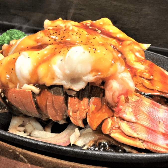 Twin Lobster Tail Teriyaki.