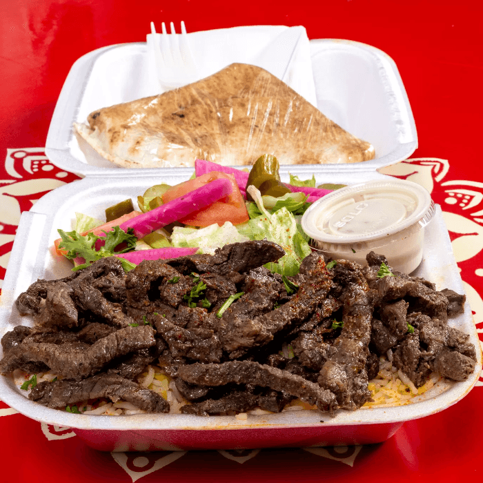 Beef Shawarma Plate.