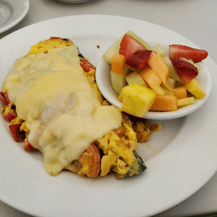 Roasted Veggie & Havarti Cheese Omelette