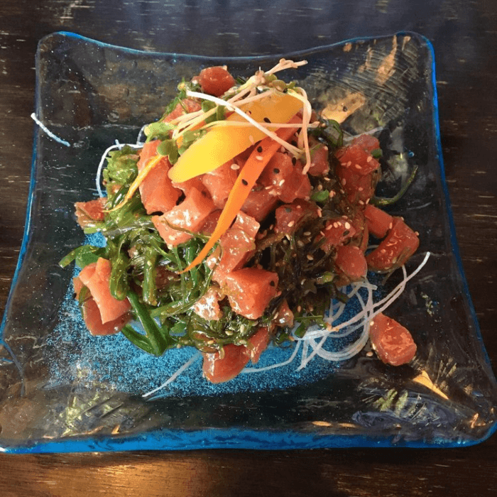 Hawaiian Poki Salad.