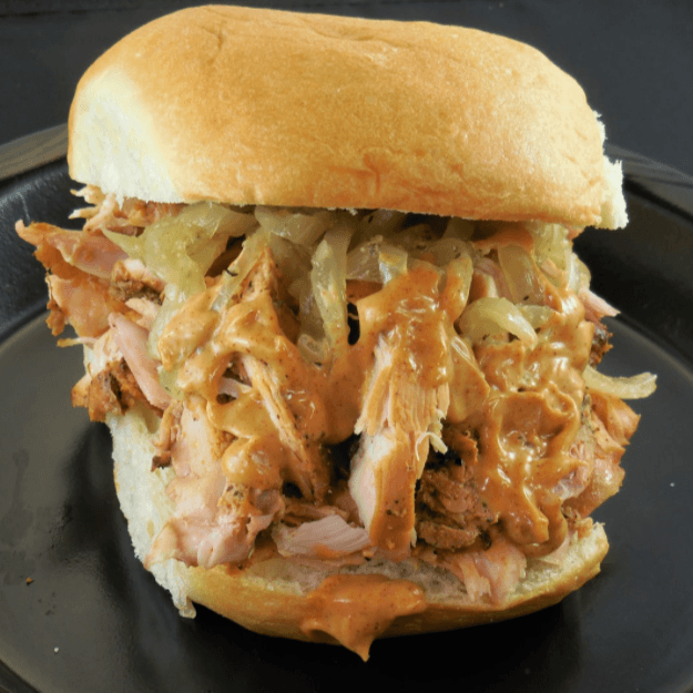 Cluckin' Awesome Chicken Sandwich.