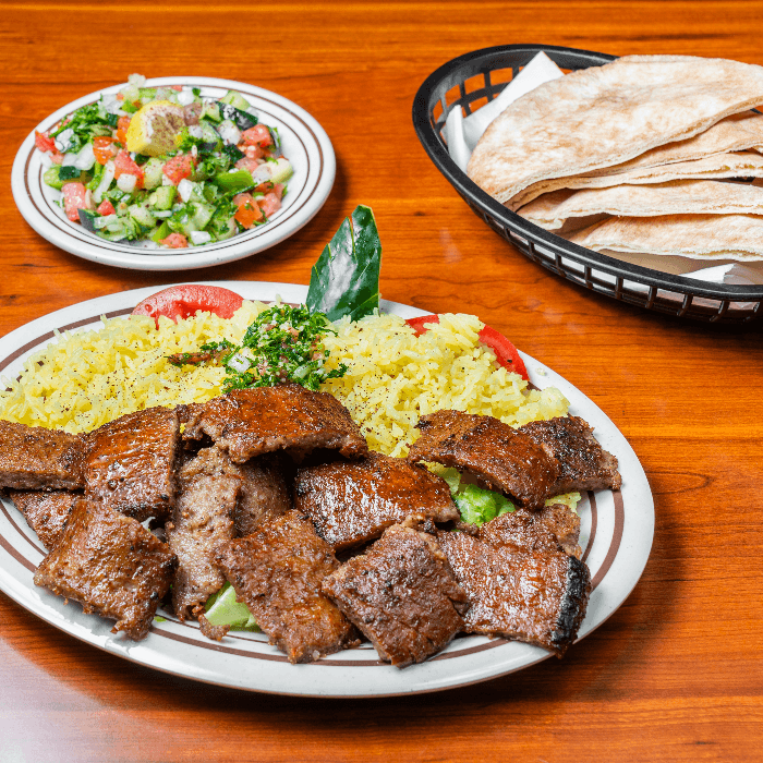Beef + Lamb Gyros Entree.
