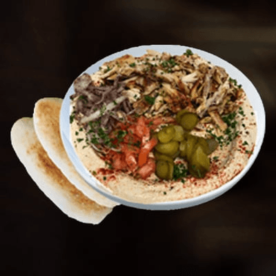 Chicken Shawarma Hummus Platter