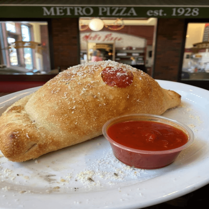 Spinach Calzone.