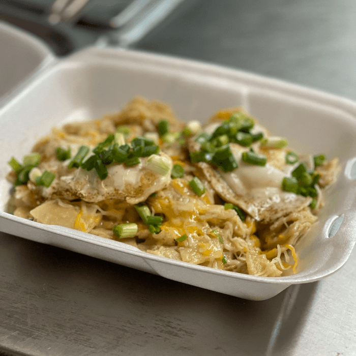 Green Chile Chilaquiles