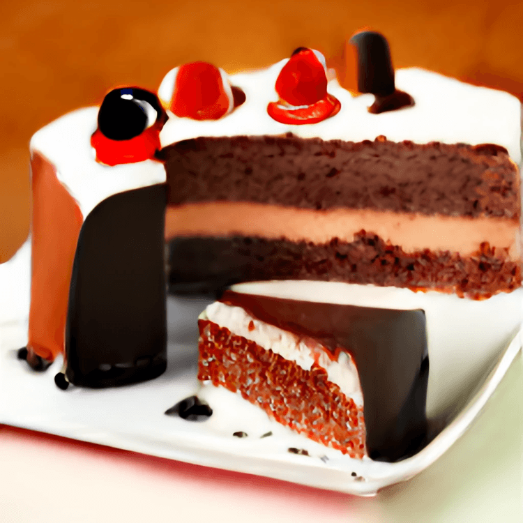 Chocolate mousse cake.