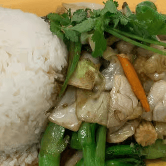 95. Assorted Vegetables Over Rice
