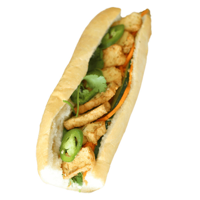 Lemongrass Tofu Sandwich (Vegetarian)