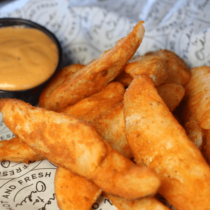 Potato Wedges.