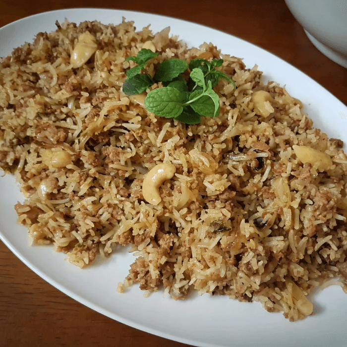 Mutton Kheema Pulao