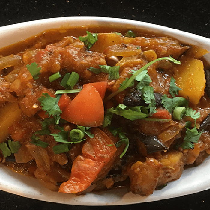 Eggplant Potato Curry.