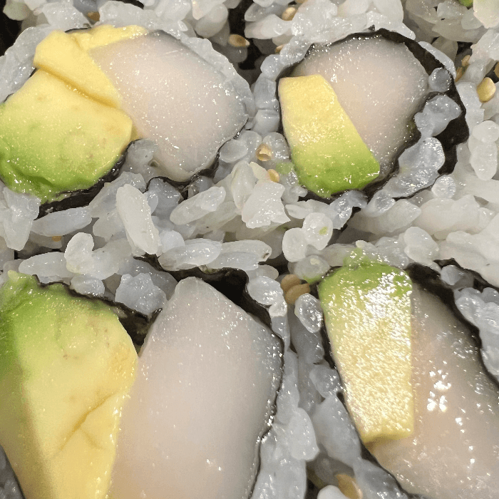 White Tuna Avocado Roll.