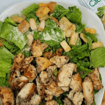 Grilled Chicken Caesar Salad.