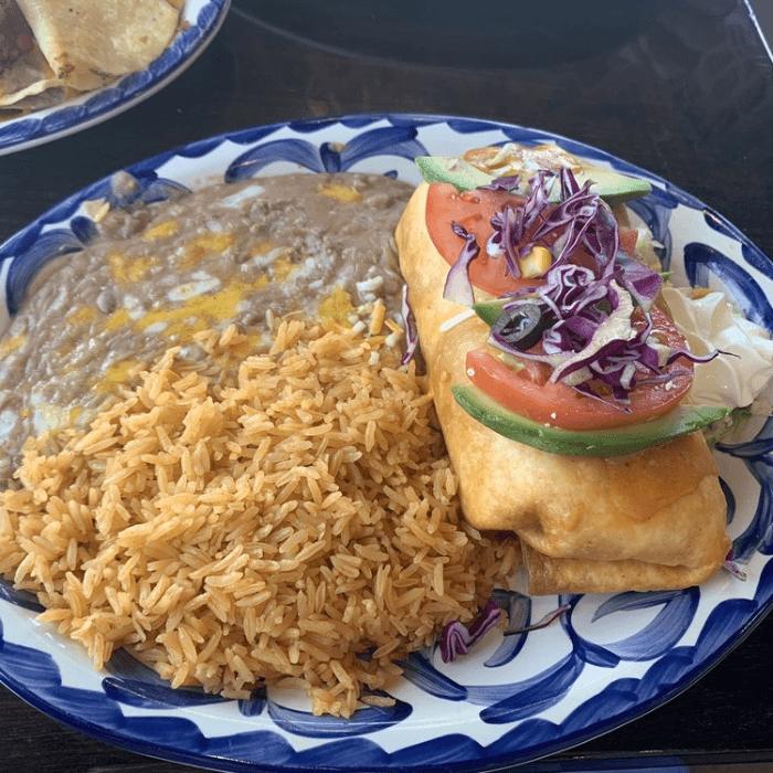 Seafood Chimichanga