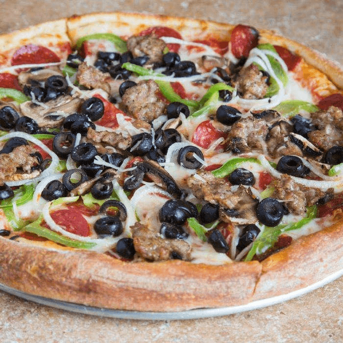 Supreme Pizza (Medium 12'' (6 Slices))