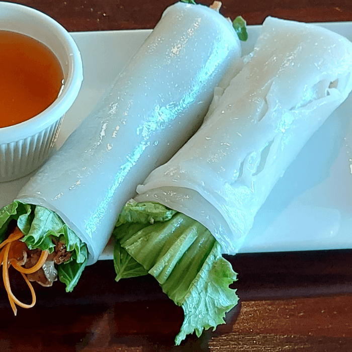 A4. Rice Noodle Rolls (Phở Cuốn)