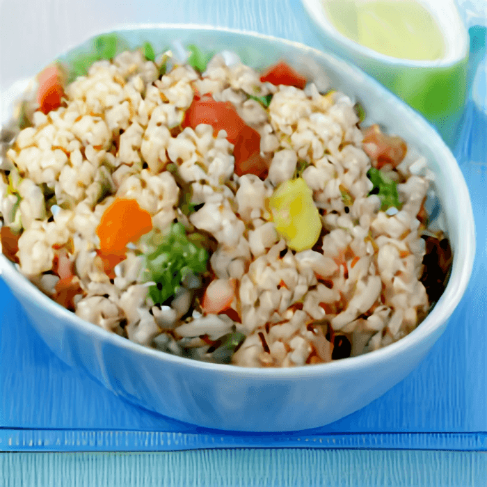 Cold Brown Rice Salad