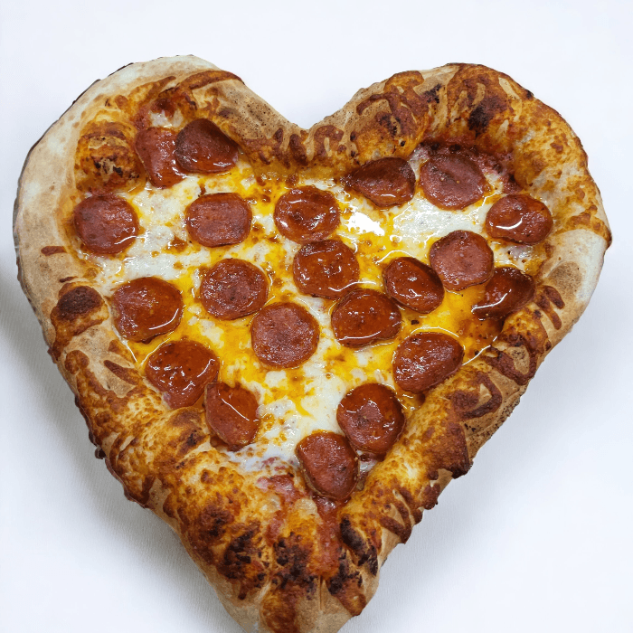 Heart Shaped Pizza  14"