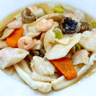 S08. Seafood Stir Fry 清炒三鮮.