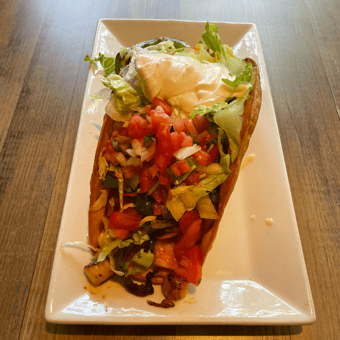 Seafood Taco Salad