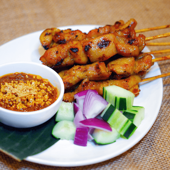 PA3. Grilled Satay Chicken (serves 6)