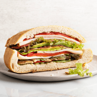 Smoked Turkey and Cheese Sub (Large).