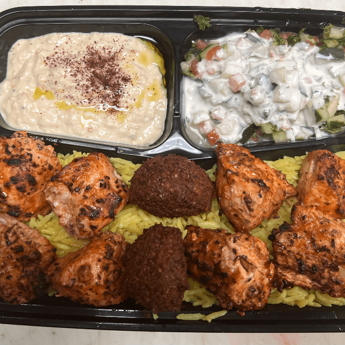 Chicken Shish Kababs Plate