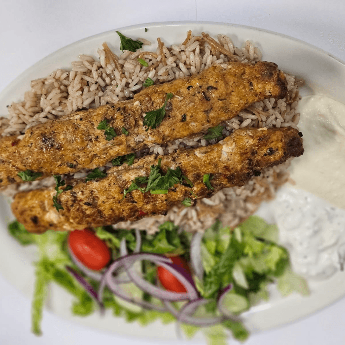 Chicken Kafta Kabab.