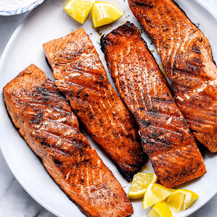 Juicy Grilled Salmon