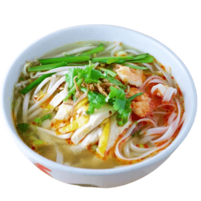 Ipoh Style Noodle Soup 怡保清汤粉 鸡丝虾