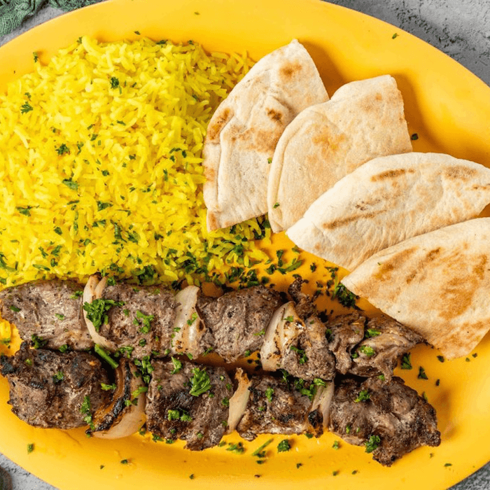 Beef Kabob Platter