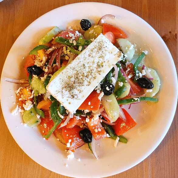 Greek Horiatiki Salad (Straight From the Village)