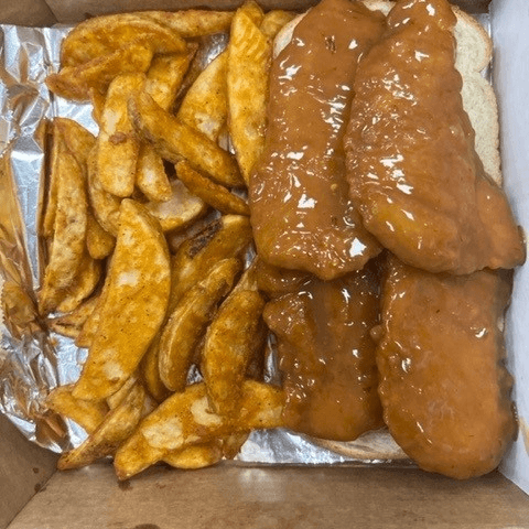 Chicken Tenders Dinner.