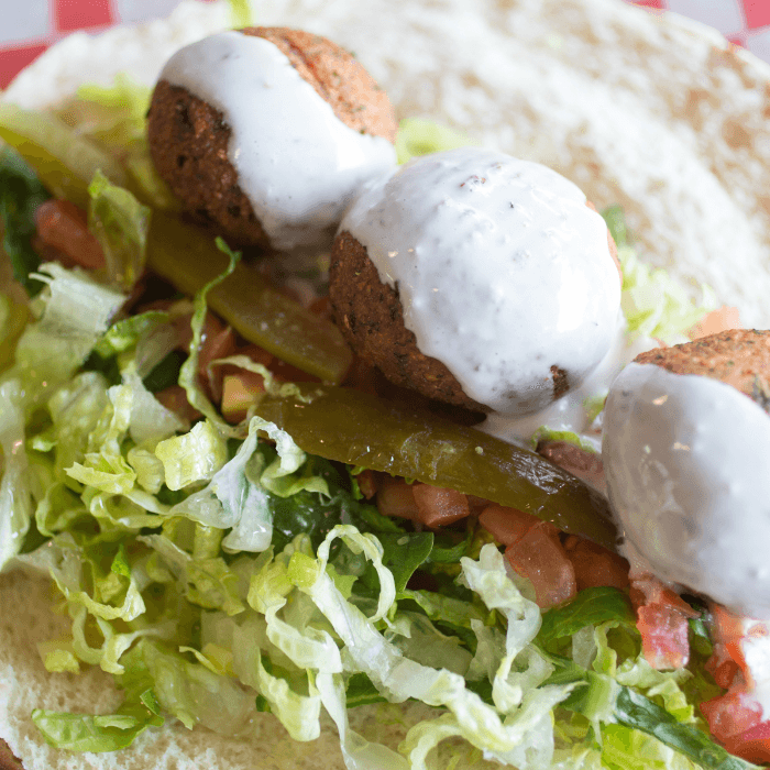 Falafel Wrap.