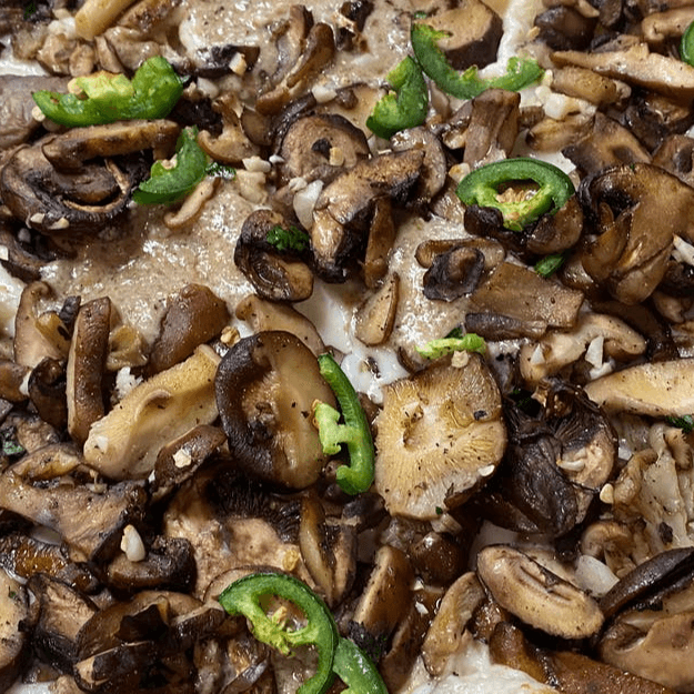 Fungi Madness Cauliflower Pizza