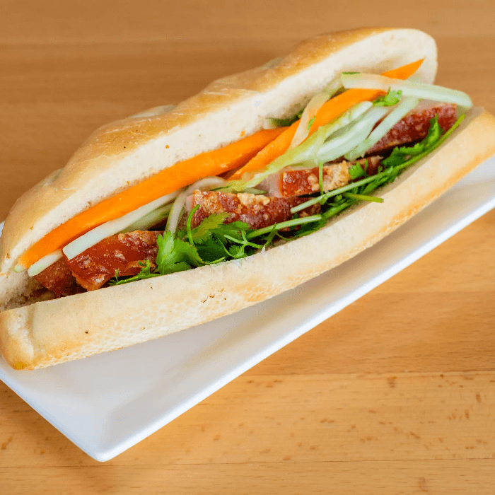 5. Vietnamese Crispy Pork Belly Sandwiches - Bánh Mì Heo Quay