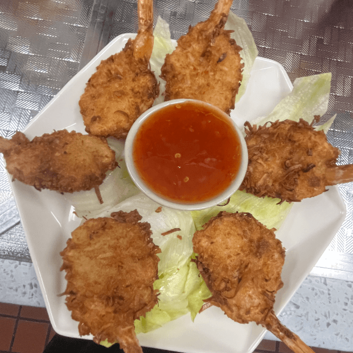 Butterfly Coconut Shrimp.