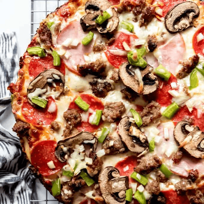 Steak Bomb Pizza (12")