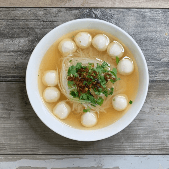 Fish Meatballs Pho