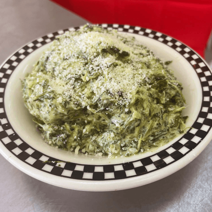 Creamed Spinach.