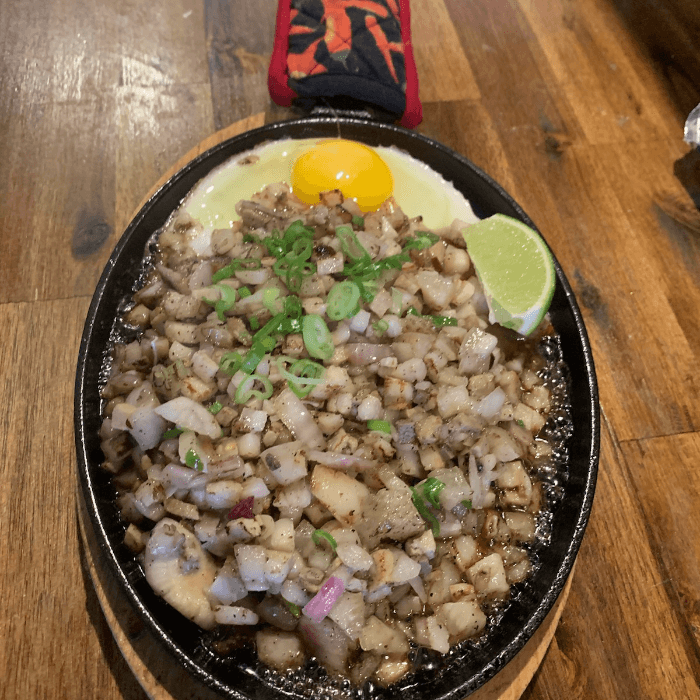 Sizzling Pork Sisig.